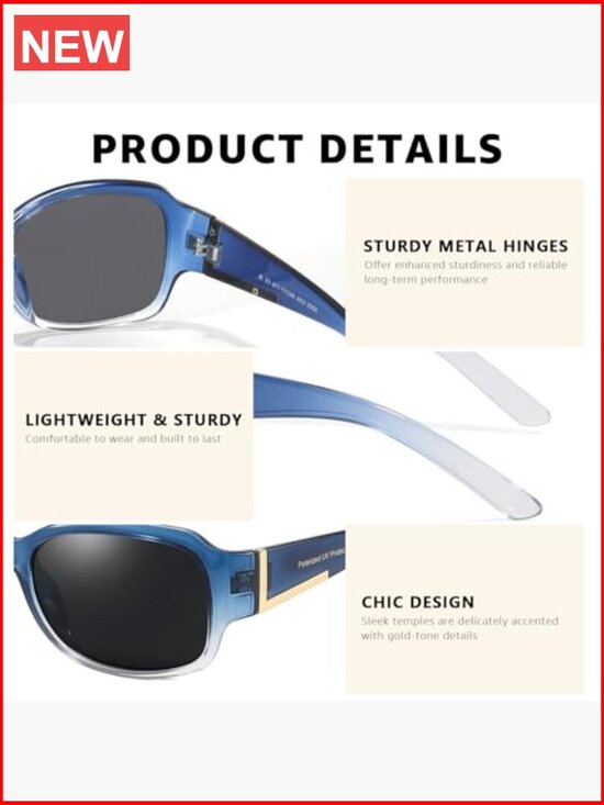 Polarized Wrap Around Sunglasses with UV400 Protection main image 6